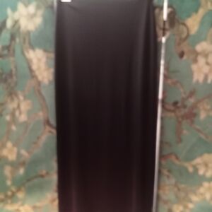 Van Tisse Elegant Black Maxi Stretch Knit Skirt Size L